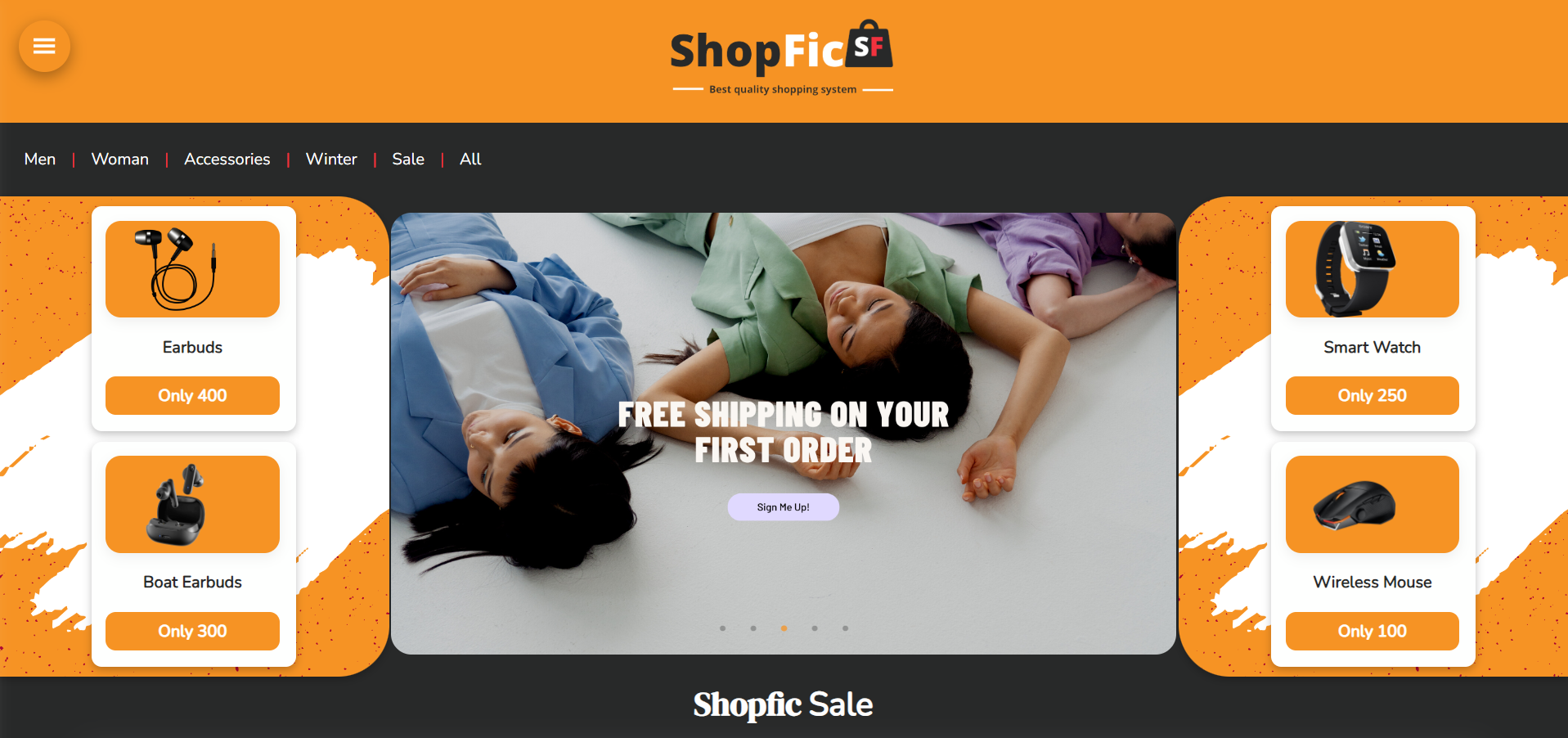 Shopfic Portfolio Project